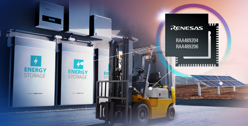 Новые микросхемы контроля от Renesas Electronics позволяют оптимизировать разработку многоэлементных высоковольтных батарей